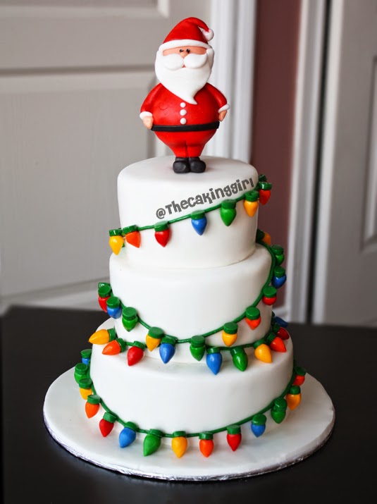 Christmas Light Cake Fondant