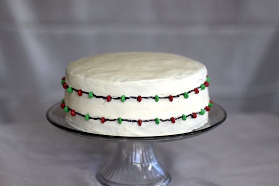 Christmas Lights Cake