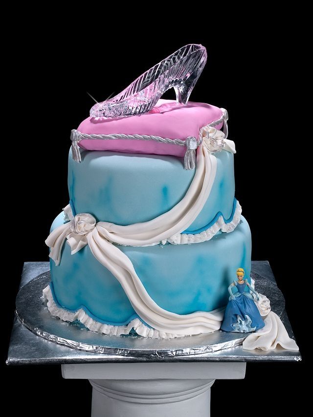 Cinderella Glass Slipper Cake Topper