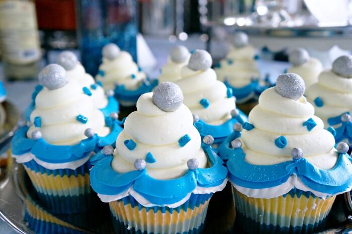 Disneyland Celebration Diamond Cupcake