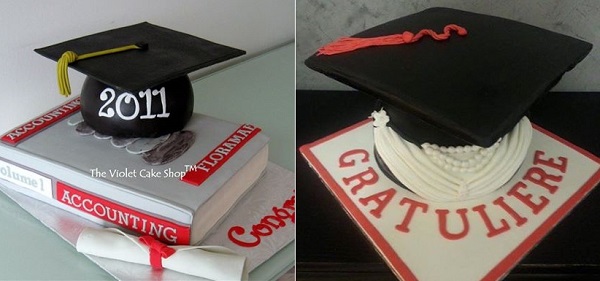 Elegant Graduation Cakes