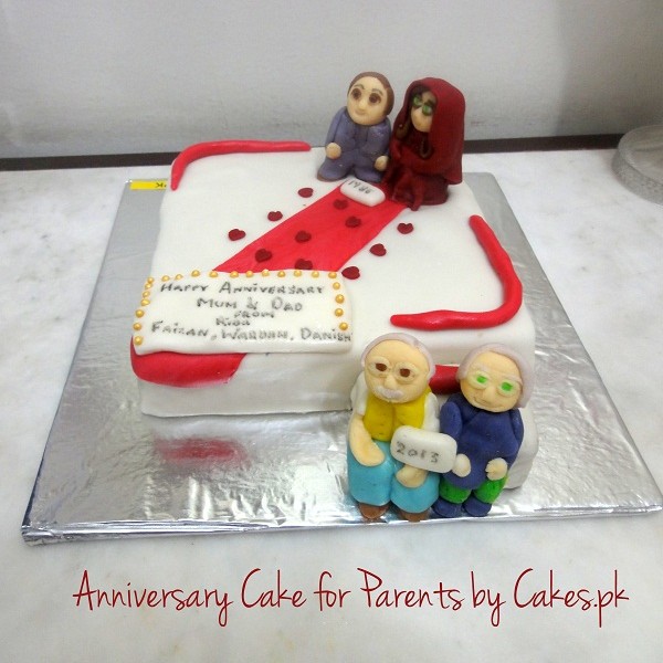 Funny Wedding Anniversary Cake