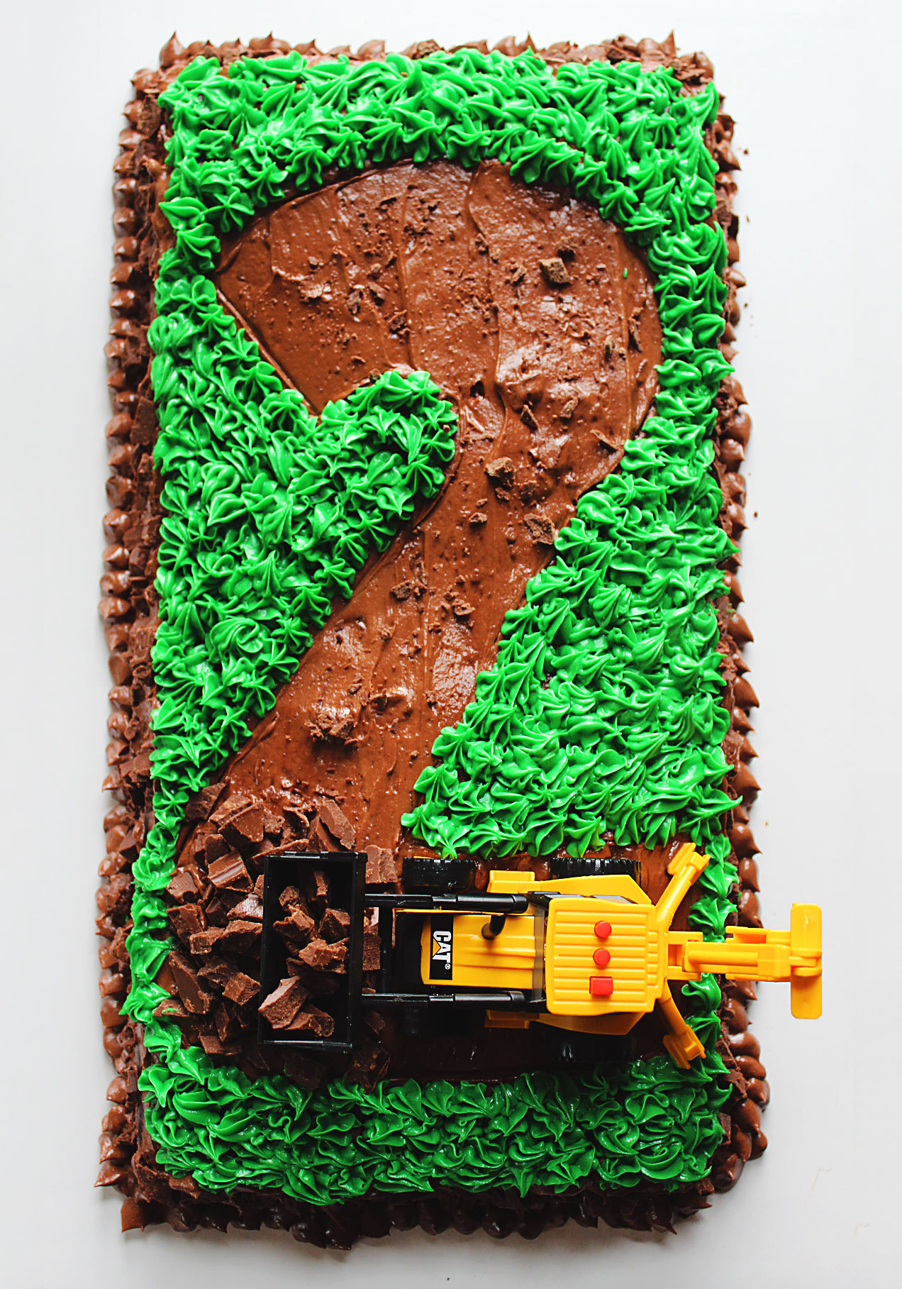 Kids Tractor Birthday Cake