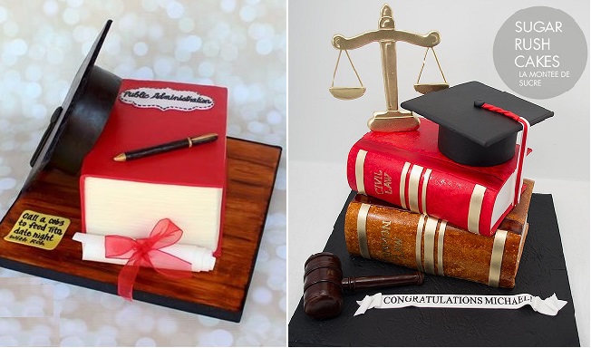Law Graduation Cake Idea
