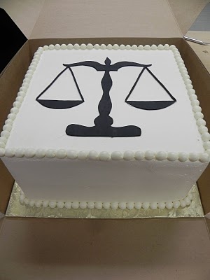 Law School Graduation Cake