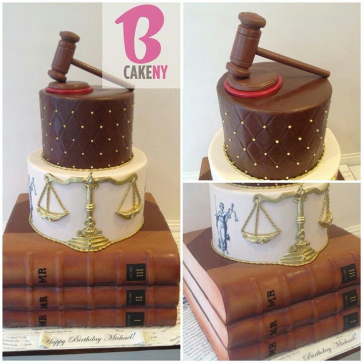 Lawyer Themed Birthday Cakes