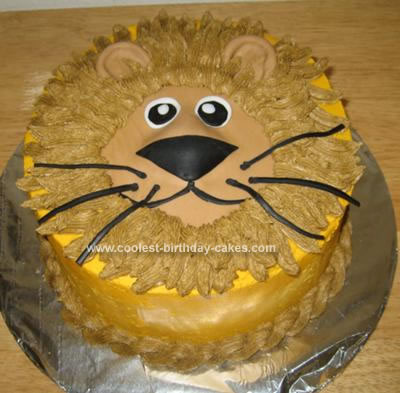 Lion Birthday Cake Ideas