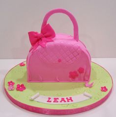 Little Girls Purse Birthday Cake