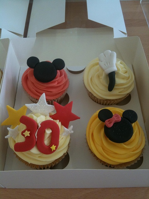 Mickey Mouse Birthday Cupcake