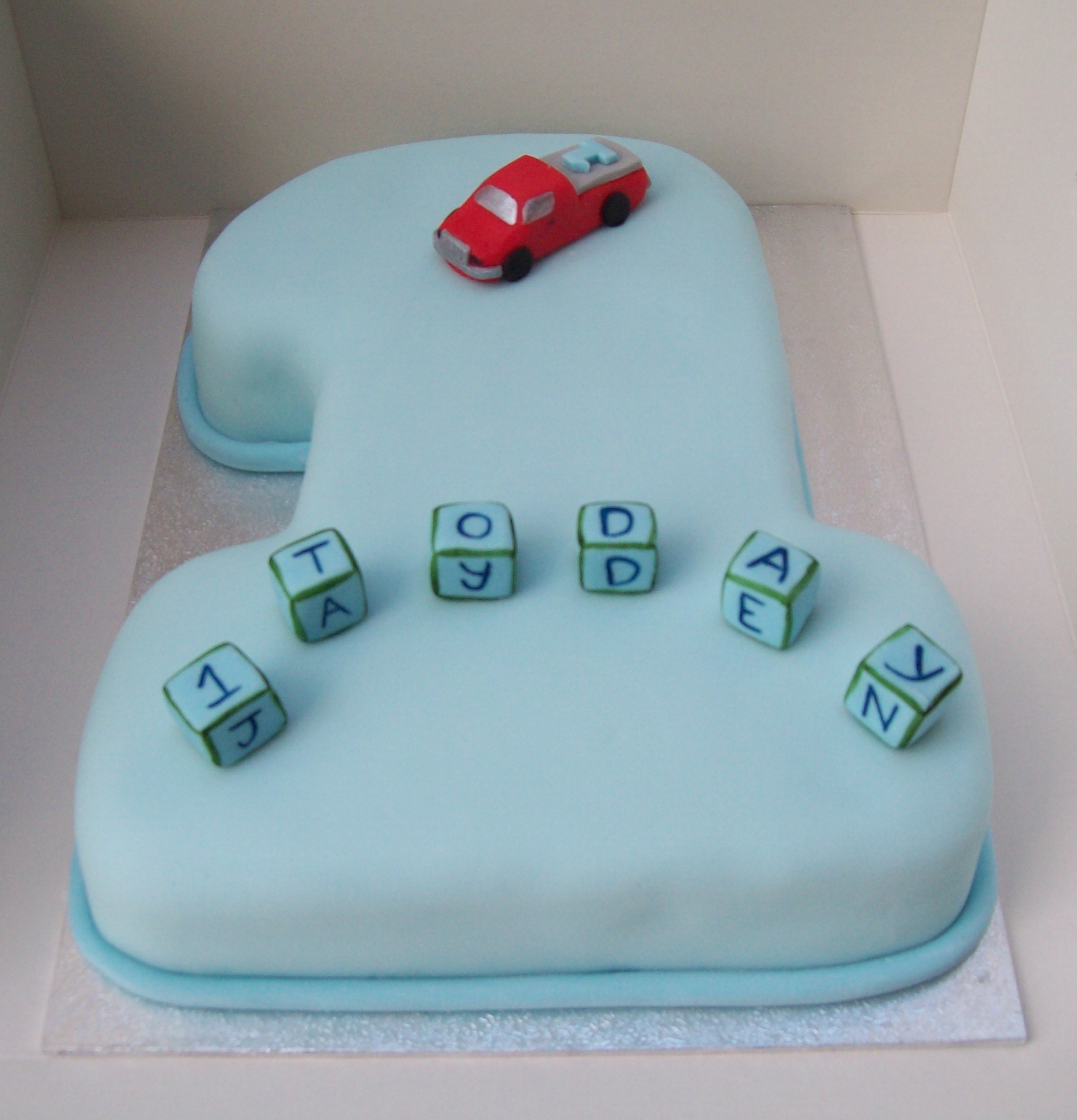 Number One Boys Birthday Cake