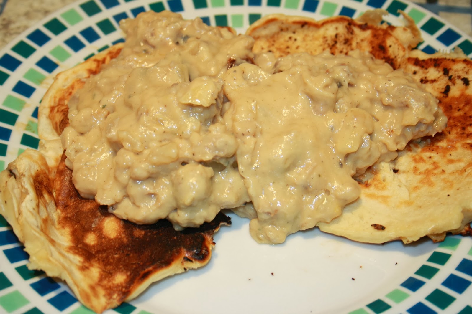 Pancakes and Sausage Gravy