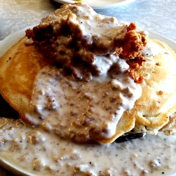 Pancakes with Sausage Gravy