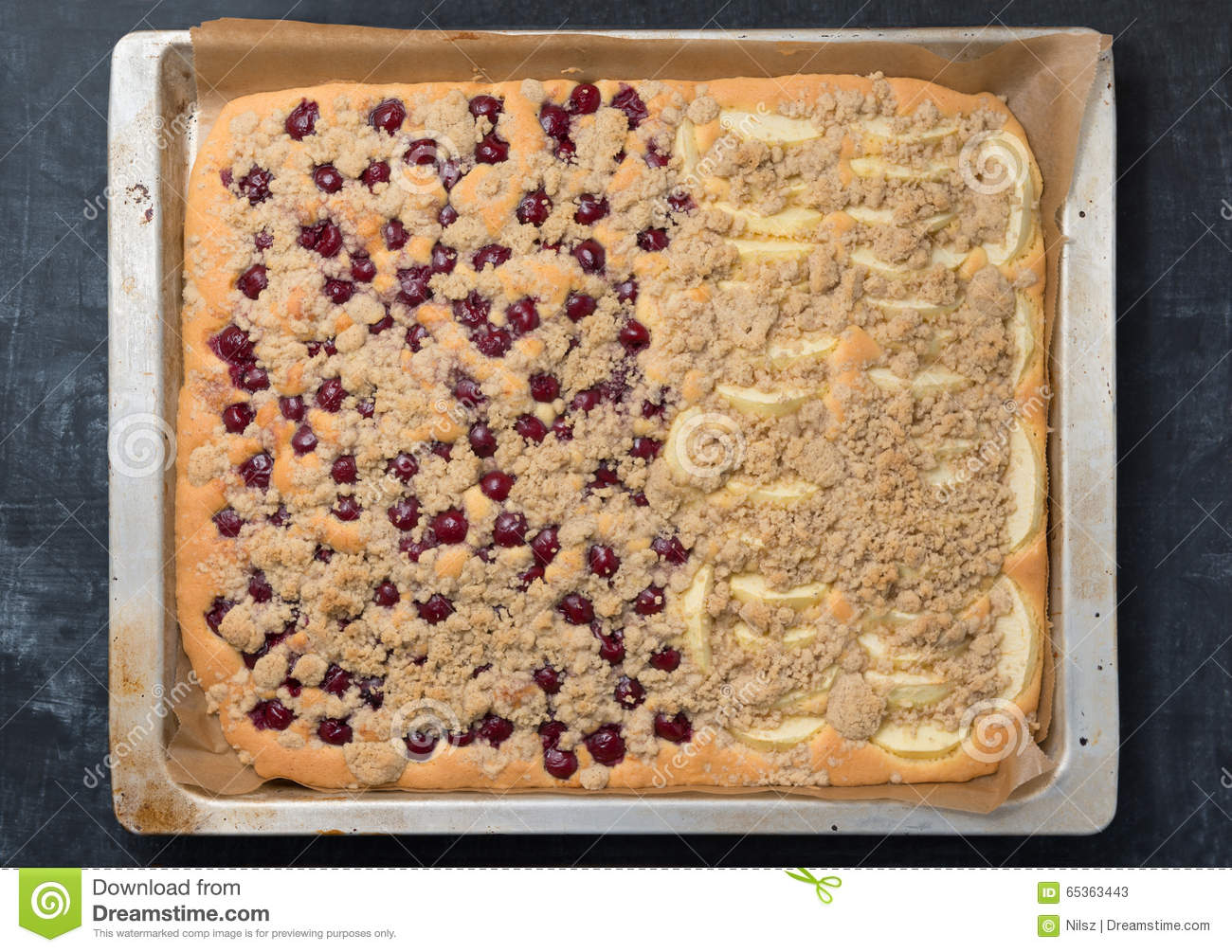 Sheet Cake with Fresh Fruit