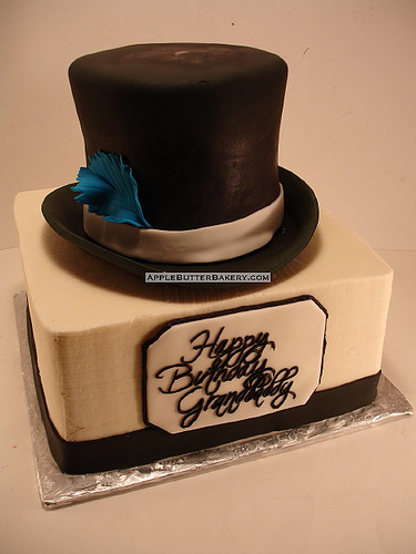 Top Hat Birthday Cake