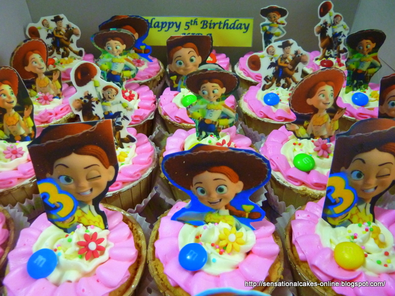 Toy Story Jessie Cake and Cupcakes