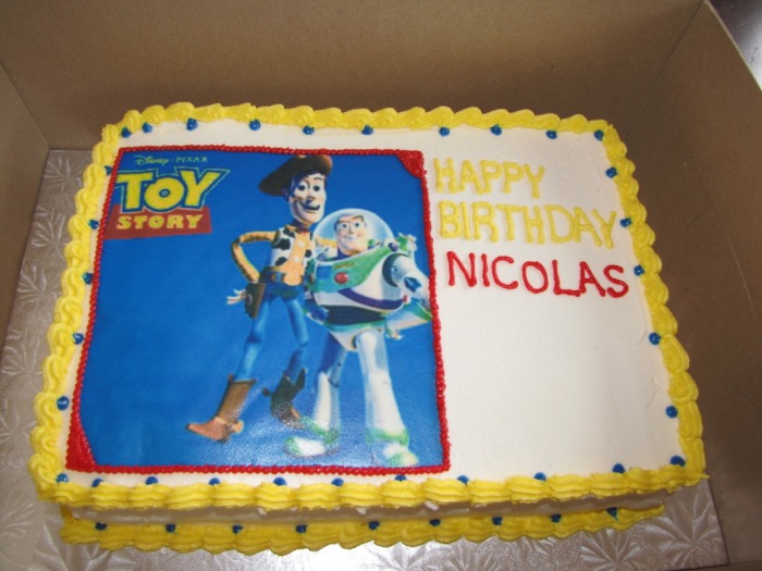 Toy Story Sheet Cake