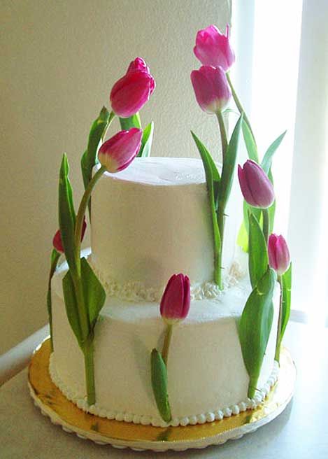 Tulip Wedding Cake