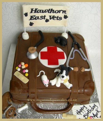 Vet School Graduation Cake