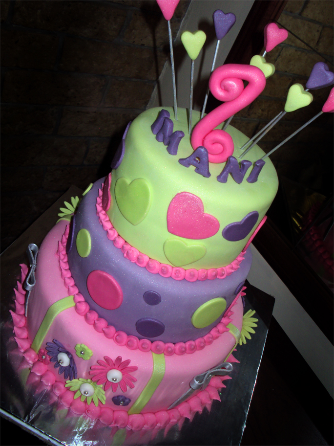 3 Tier Birthday Cake