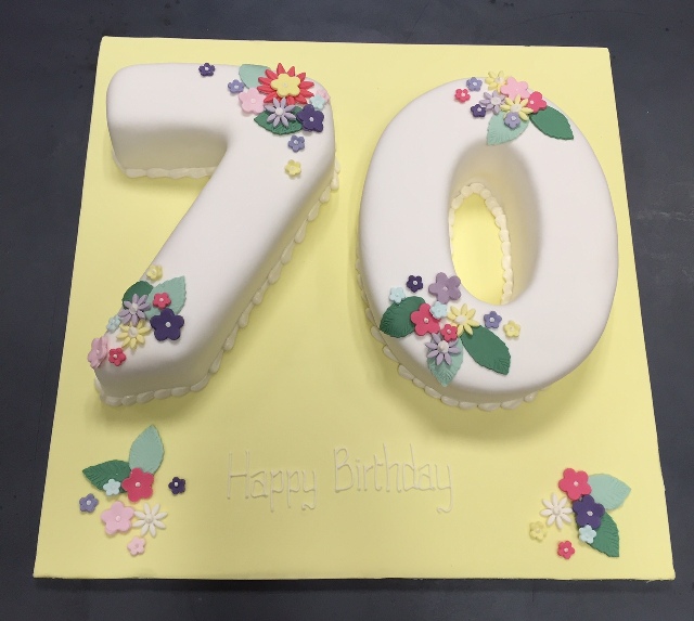 70 Birthday Cake