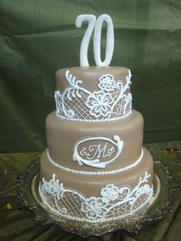 70th Anniversary Cake