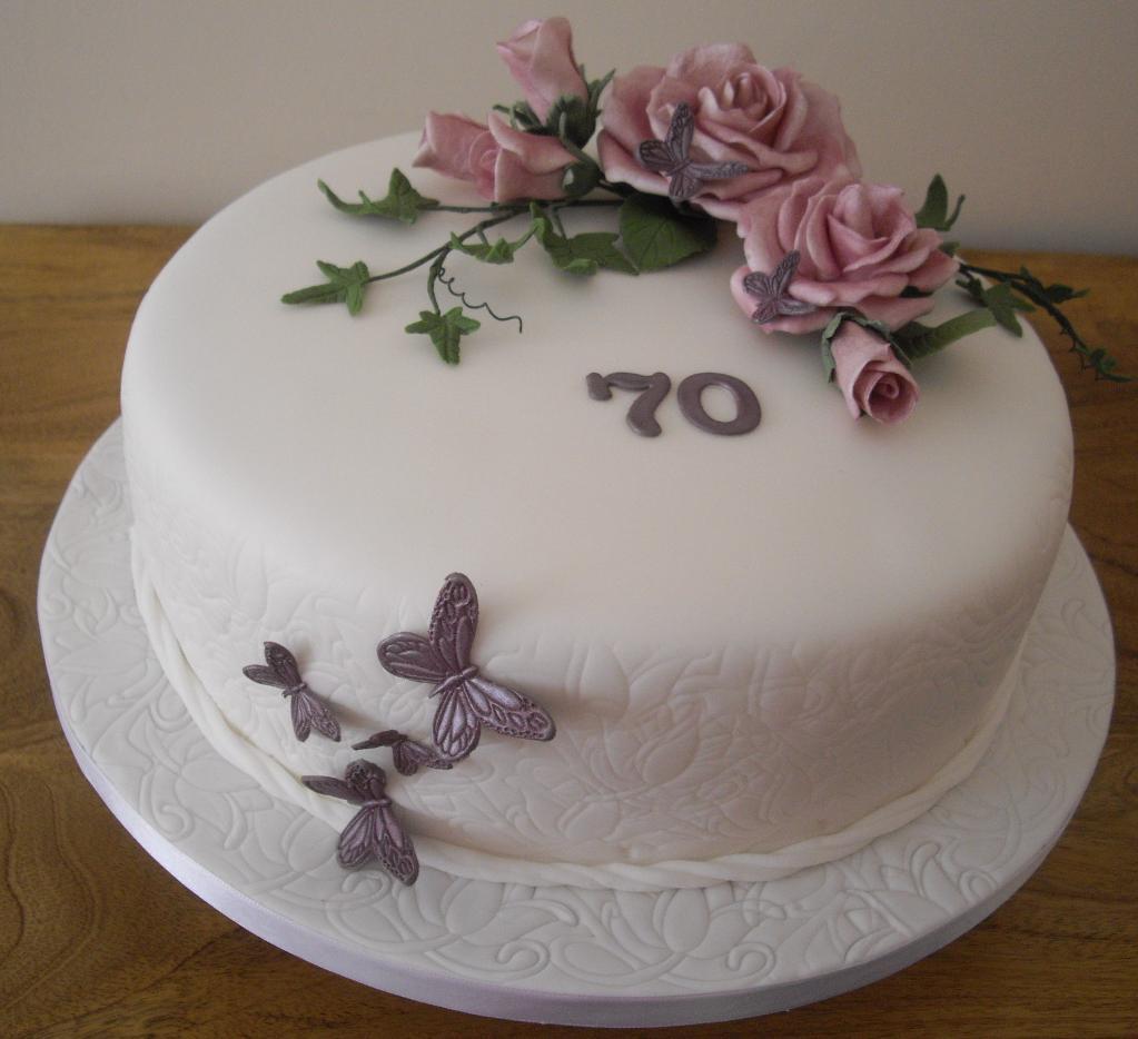 11 Photos of 70 Birthday Cakes Fondant