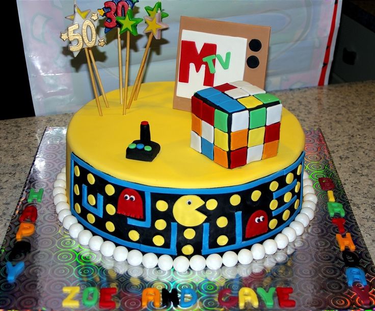 12 Photos of 80s Birthday Cakes For A Man