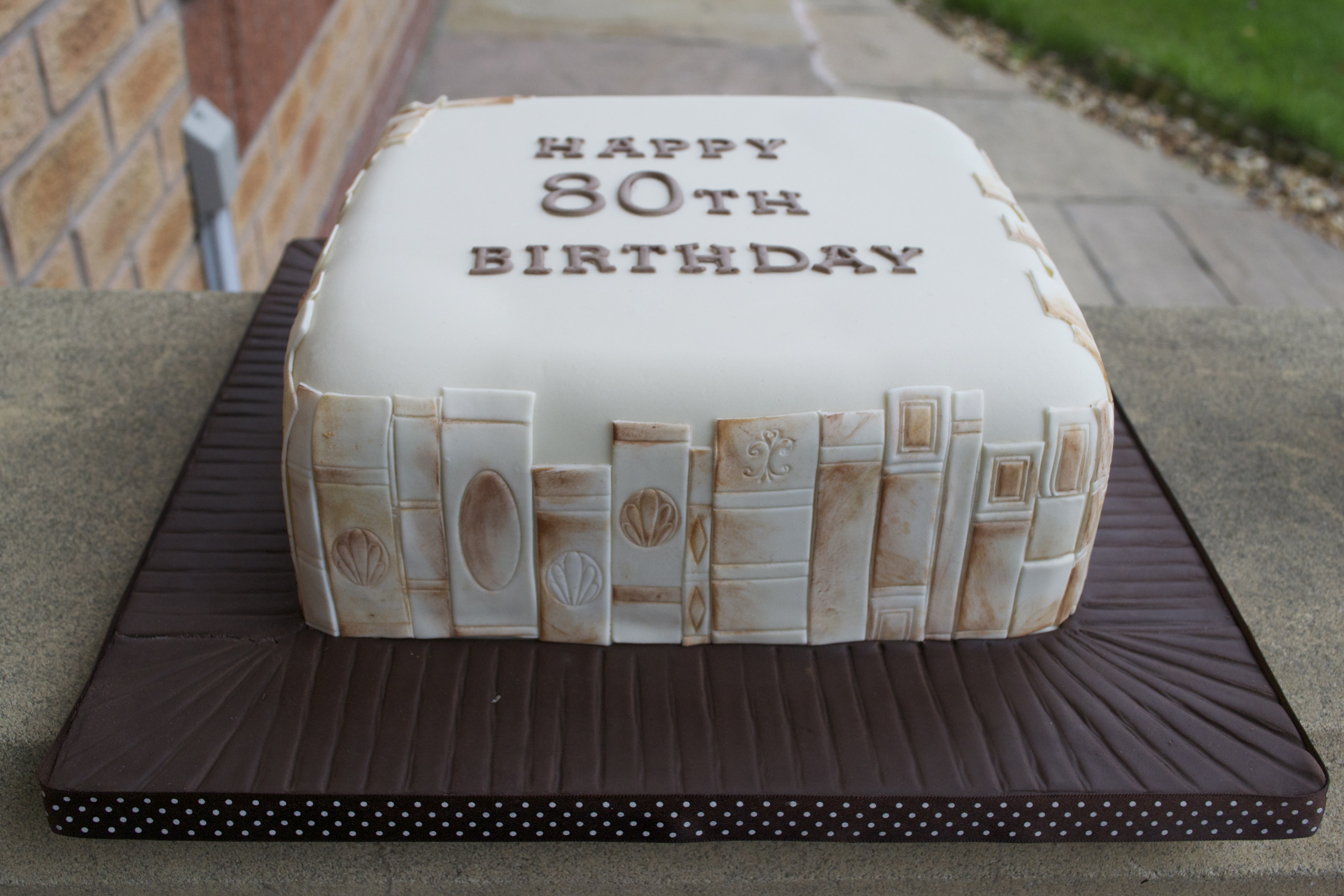 80th Birthday Cake Ideas