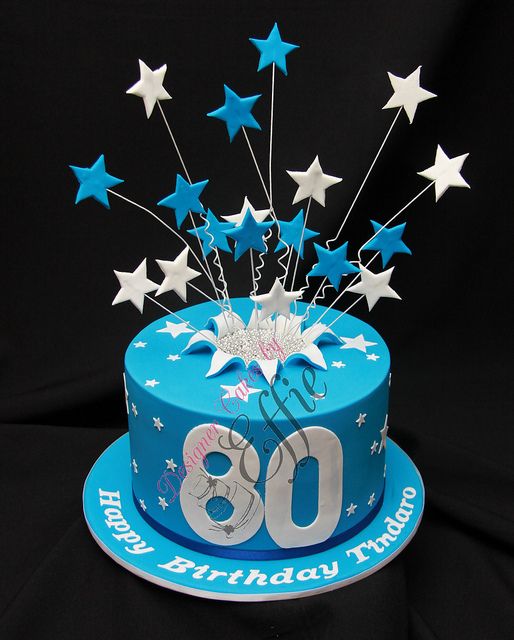 80th Birthday Cake