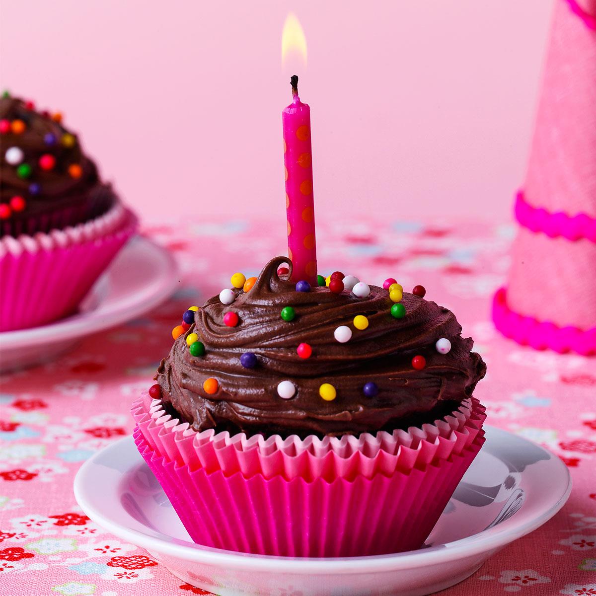 A Cupcake Candy Birthday Cake