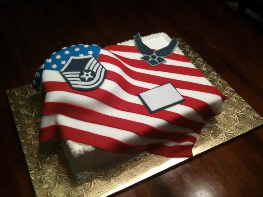 Air Force Retirement Cake