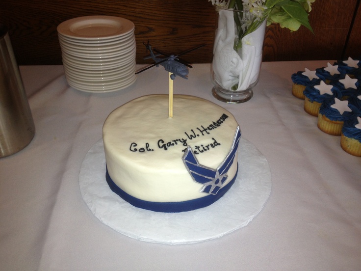 Air Force Retirement Cake