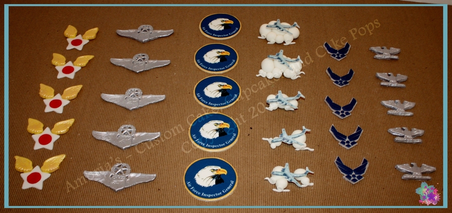 Air Force Retirement Cupcakes