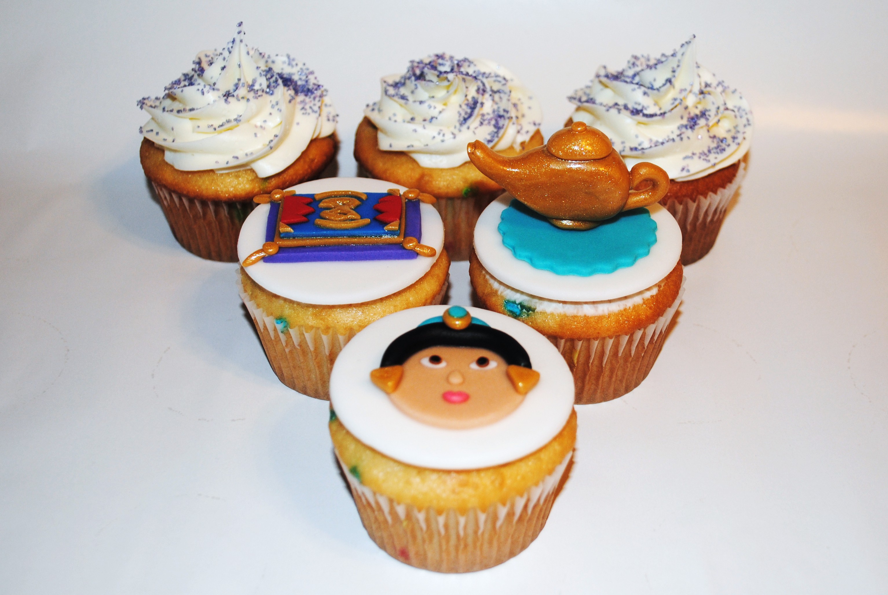 Aladdin Themed Cupcakes