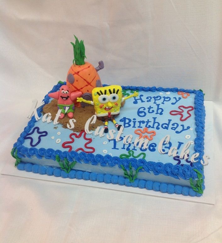 Boys Birthday Sheet Cake