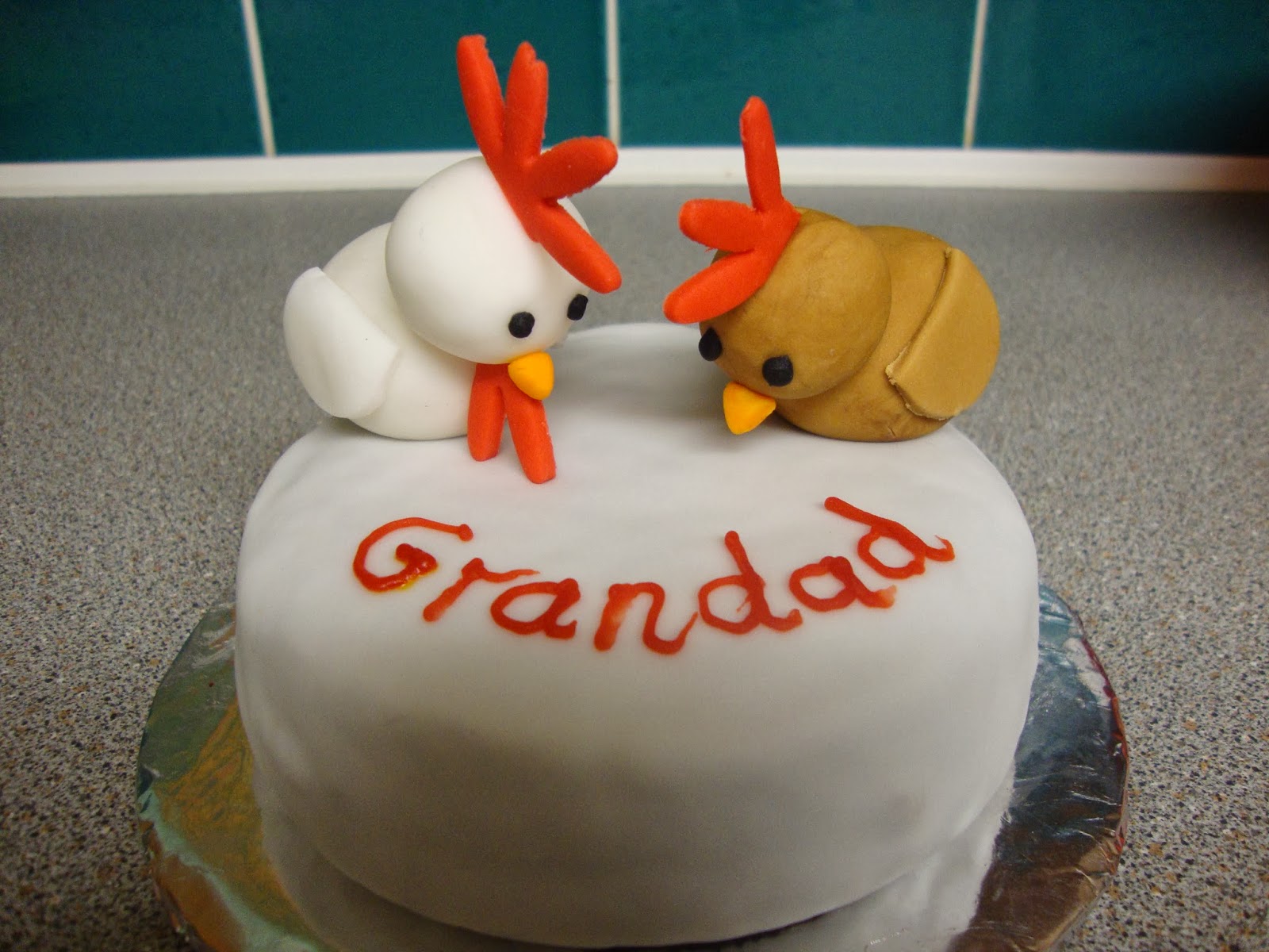 Chicken Birthday Cake