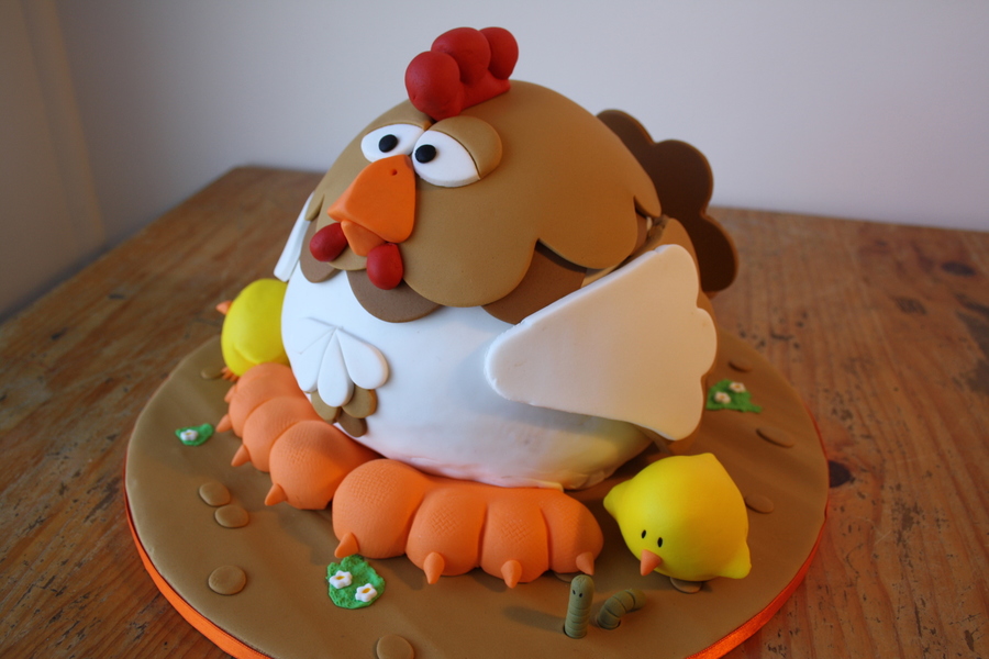 Chicken Birthday Cake