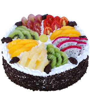 Chocolate Birthday Cake Fruit