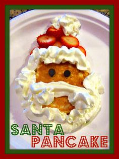 Christmas Santa Pancakes