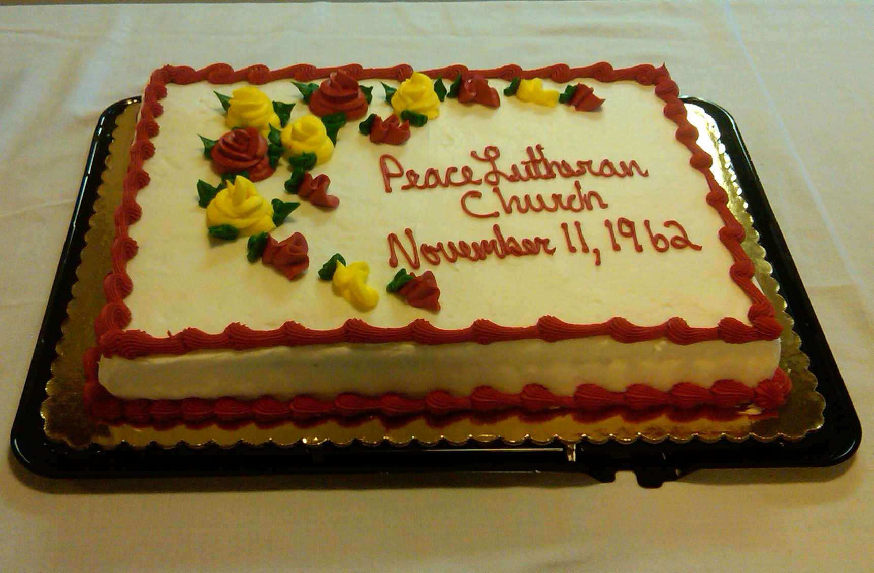 Church Anniversary Cake