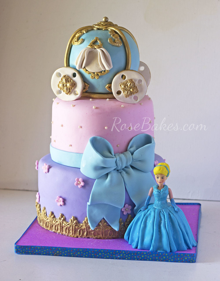 Cinderella Birthday Cakes for Girls