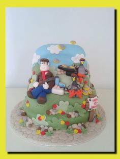 Clay-Pigeon Shooting Cake