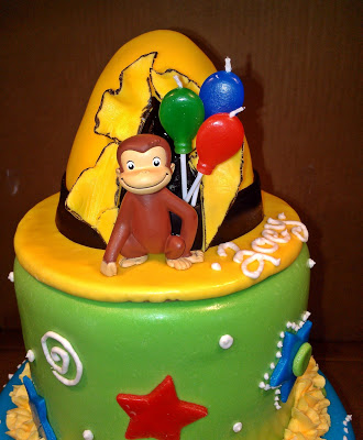 Curious George Cake