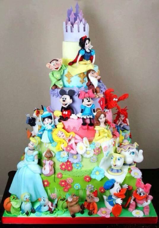 Disney Characters Cake