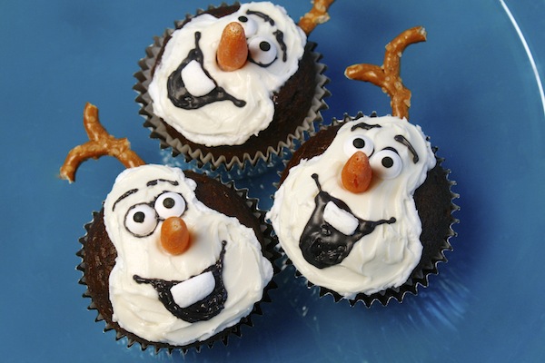 Disney Frozen Olaf Cupcakes