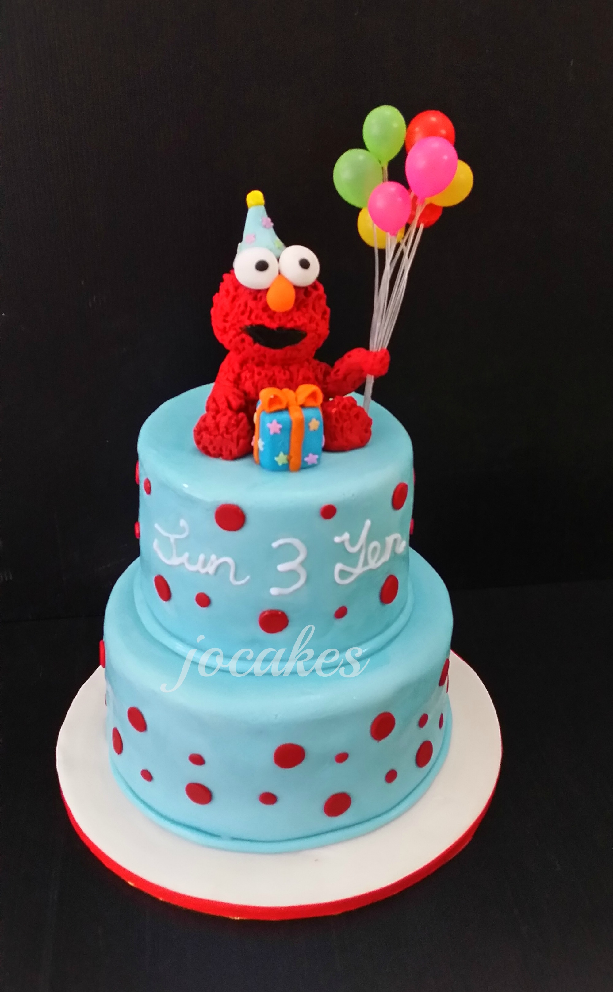 Elmo 2 Birthday Cake