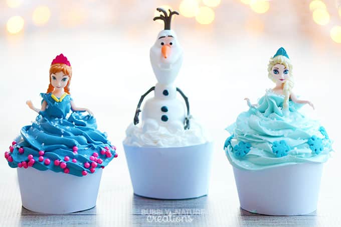 Elsa Disney Frozen Cupcakes