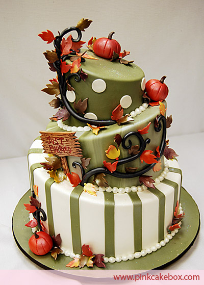 Fall Wedding Cake