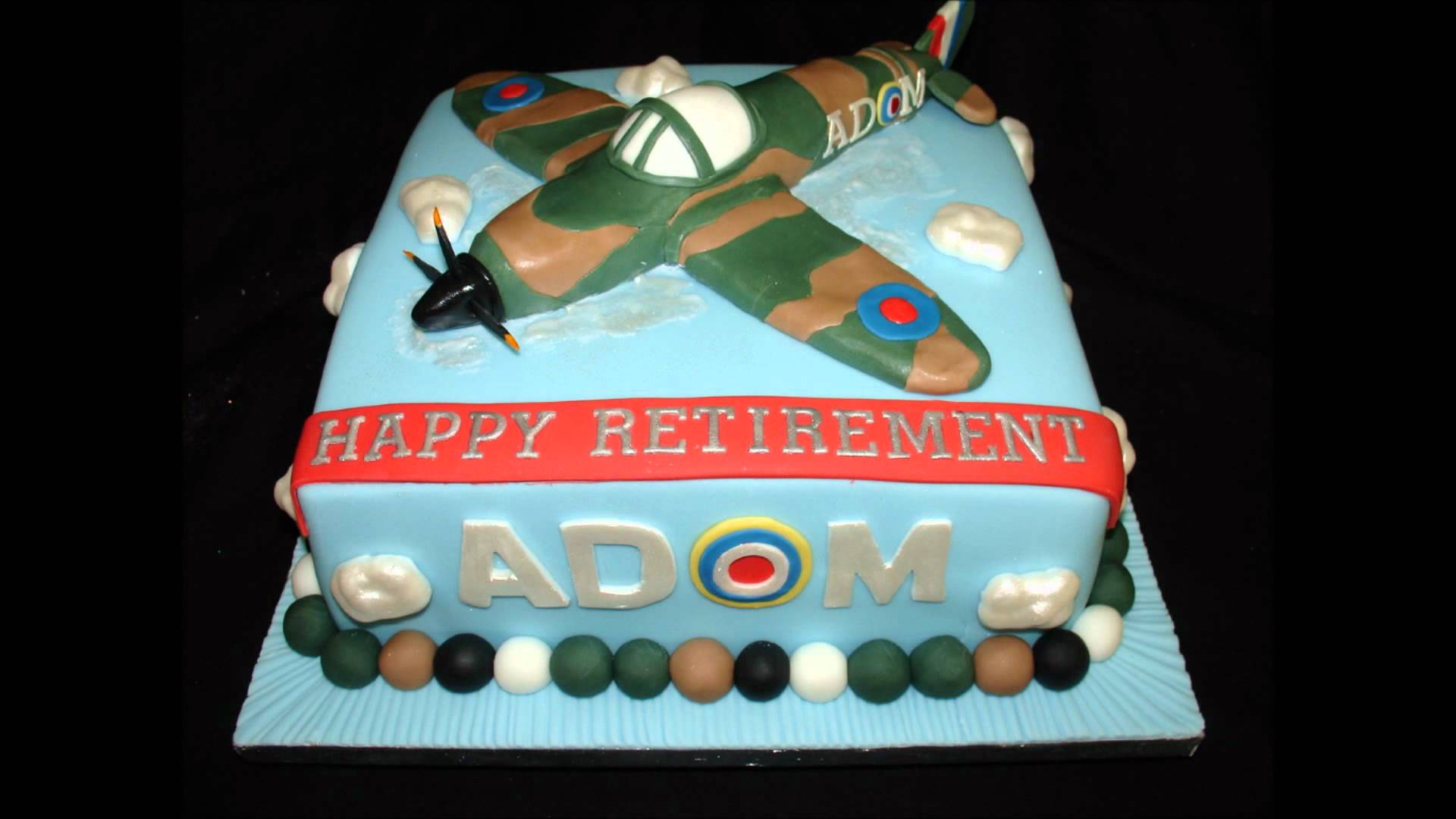 Fondant Retirement Cakes