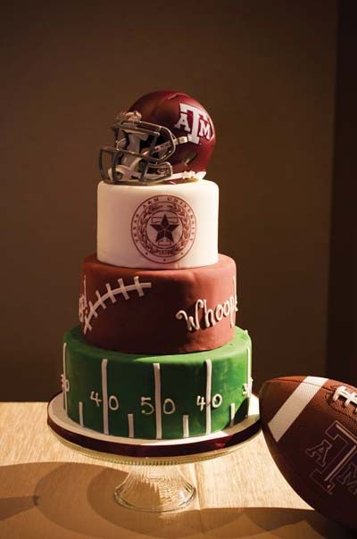 11 Photos of Football Grooms Wedding Cakes